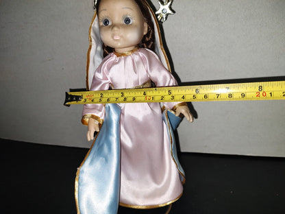 A6- Muñeca Con Representación De La Virgen María