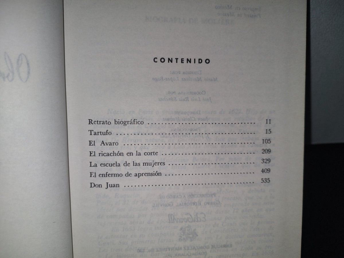 84- Obras Selectas De Moliere - Edigonvill - 1984