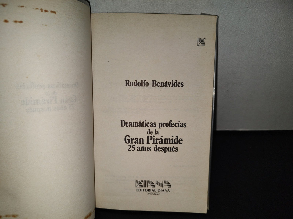 202- Dramáticas Profecías De La Grna Pirámide 25 Años Después - Rodolfo Benavides - 1990