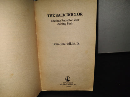 215- El Dolor De Espalda. The Back Doctor. Lifetime Relief For Your Aching Back - Hamilton Hall