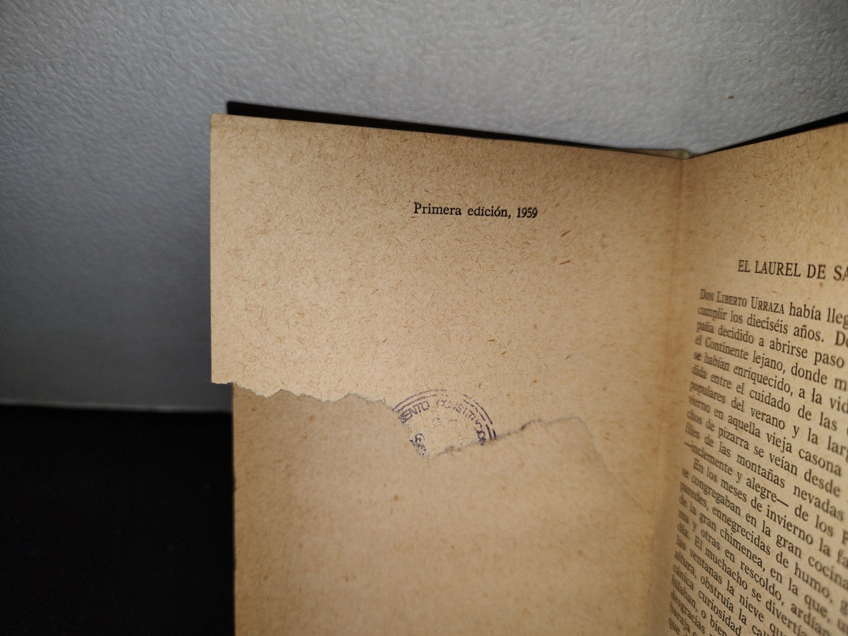54- El Laurel De San Lorenzo - Antonio Castro Leal - Primera Edición 1959