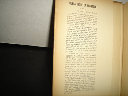 7- Niebla Desde La Frontera - Concha Linares Becerra. Editorial Constancia - Primera Edición 1956