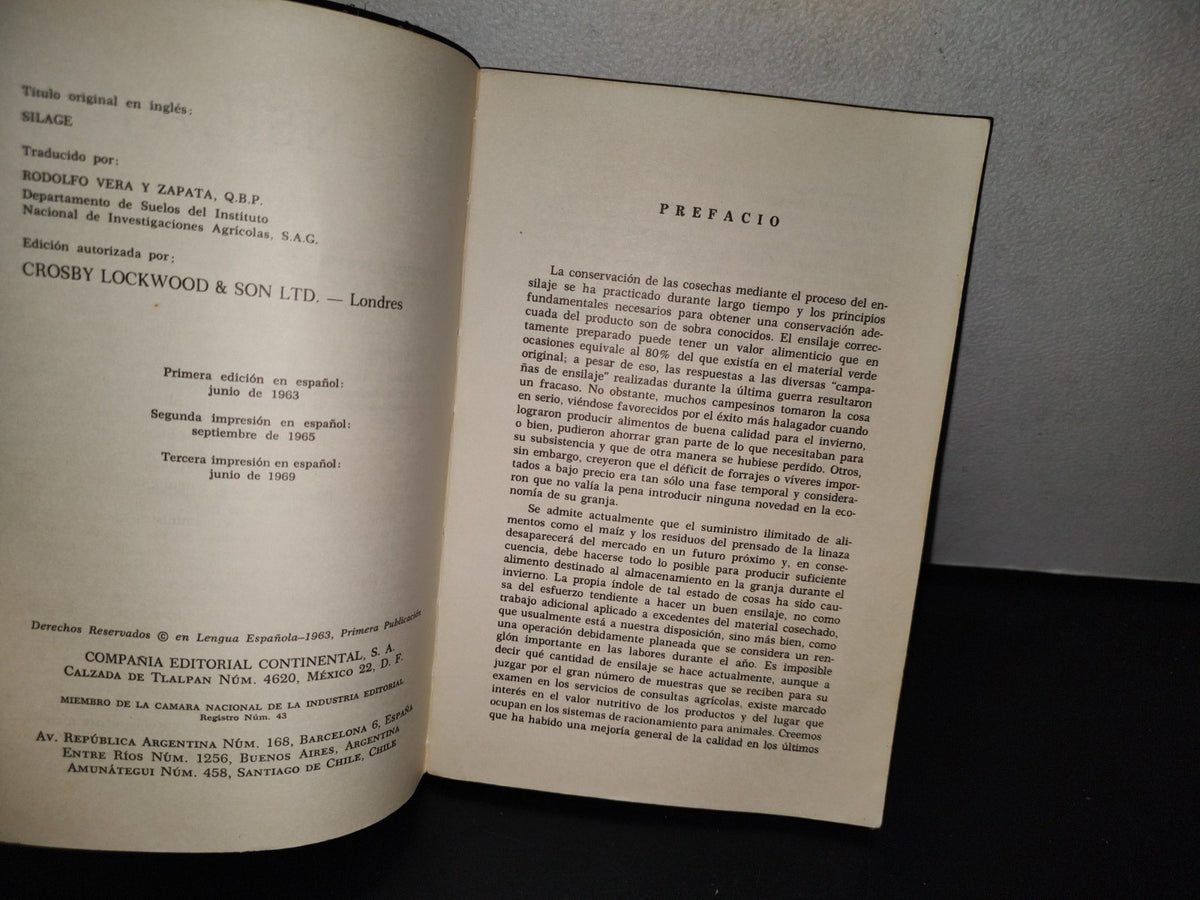 139- El Ensilaje - Stephen J. Watson, A. M. Smith - C.E.C.S.A. - 1963