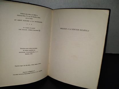 124- Introducción A Las Ciencias Sociales - Jacques Leclercq - Ediciones Guadarrama - 1961