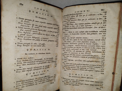 60- Fr. Salvatoris Mariae Roselli Summa Philosophica Ad Mentem S. Thomae Aquinatis Pars Prima - 1783