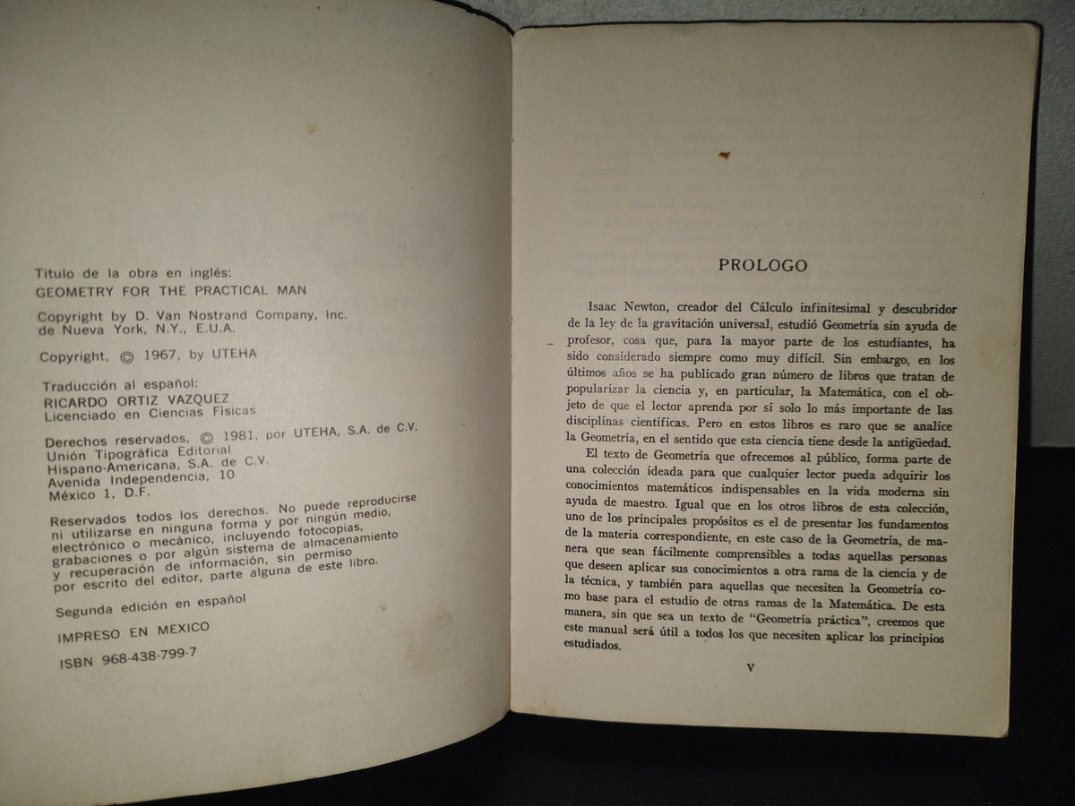 196- Matemáticas Al Alcance De Todos: Geometría - J. E. Thompson - Uteha - 1967