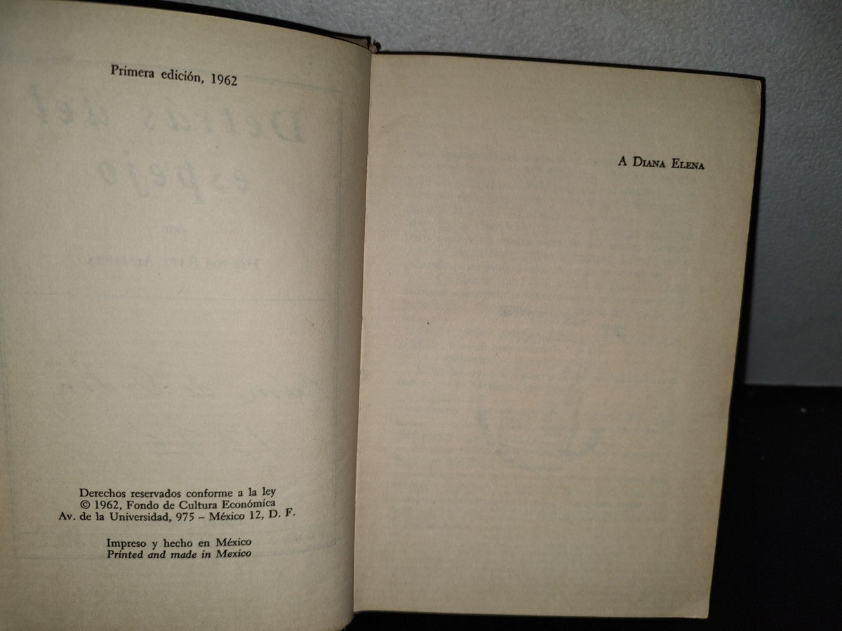 65- Detrás Del Espejo - Héctor Raúl Almanza - Letras Mexicanas. Fondo De Cultura Económica. Primera Edición, 1962