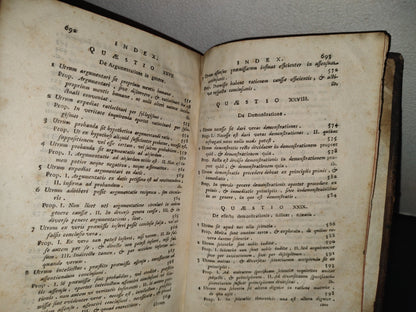 60- Fr. Salvatoris Mariae Roselli Summa Philosophica Ad Mentem S. Thomae Aquinatis Pars Prima - 1783