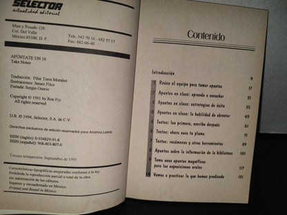 84- Apúntate Un 10 - Ron Fry - Editorial Selector