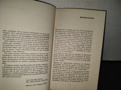 80- Desarrollo Personal. Integración Comunitaria. Guía De Ejercicios Y Dinámicas. Luis Guzmán García