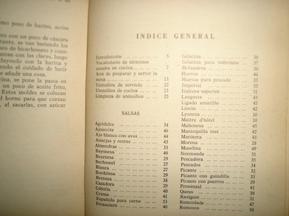 163- Libro De Cocina De El Ama De Casa - Editorial Molino 1966