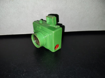 A5- Sacapuntas Vintage Verde. Con Forma De Cámara Fotográfica - 90'S