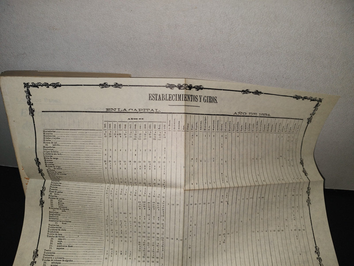 92- Estadística De Jalisco. Formada Con Vista De Los Mejores Datos Oficiales Y Noticias Ministradas Por Sujetos Idóneos En Los Años 1854 A 1863. Longinos Banda - Colección Historia, Serie Estadísticas Básicas No. 5. Gobierno Del Estado De Jalisco - 1982
