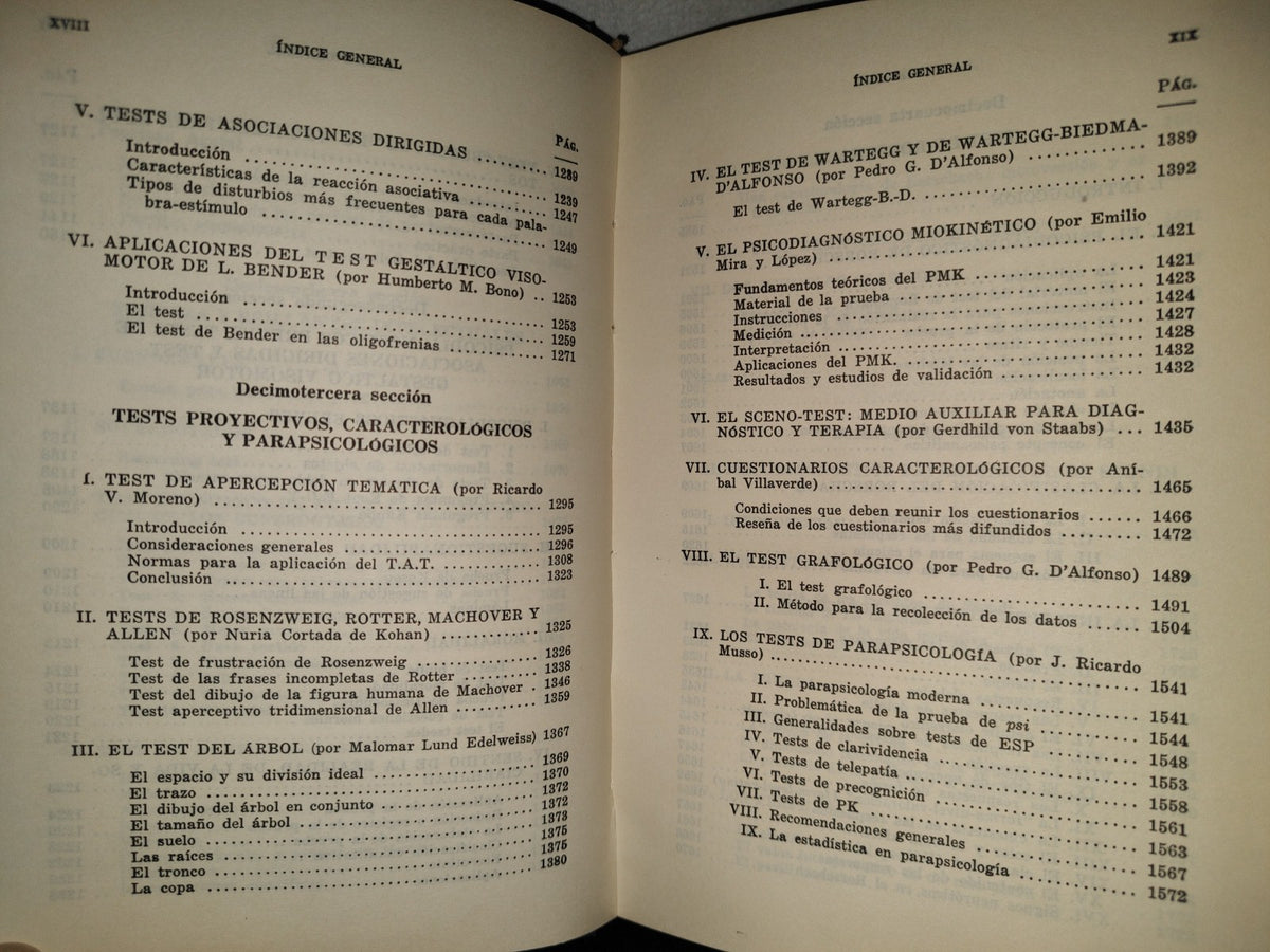 198- Los Tests. Manual De Técnicas De Exploración Psicológica. Tercera Parte - Béla Székely, 1966