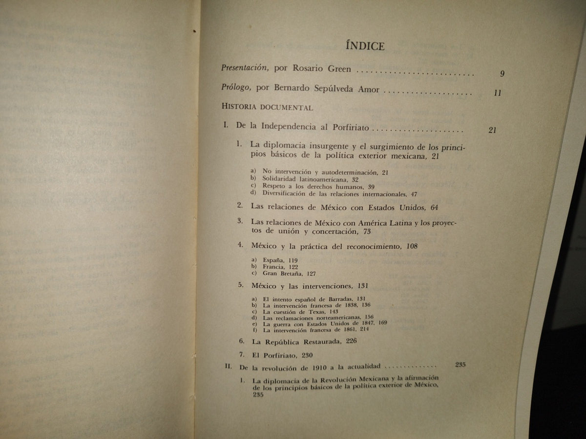 214- Política Exterior De México. 175 Años De Historia. Secretaría De Relaciones Exteriores, Primera Edición 1985. (Obra Completa. Los 4 Libros)
