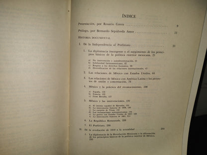 214- Política Exterior De México. 175 Años De Historia. Secretaría De Relaciones Exteriores, Primera Edición 1985. (Obra Completa. Los 4 Libros)