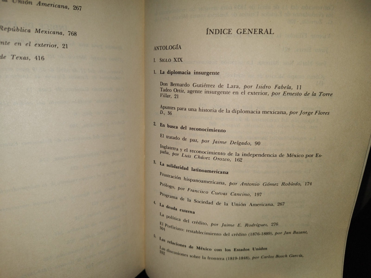 214- Política Exterior De México. 175 Años De Historia. Secretaría De Relaciones Exteriores, Primera Edición 1985. (Obra Completa. Los 4 Libros)