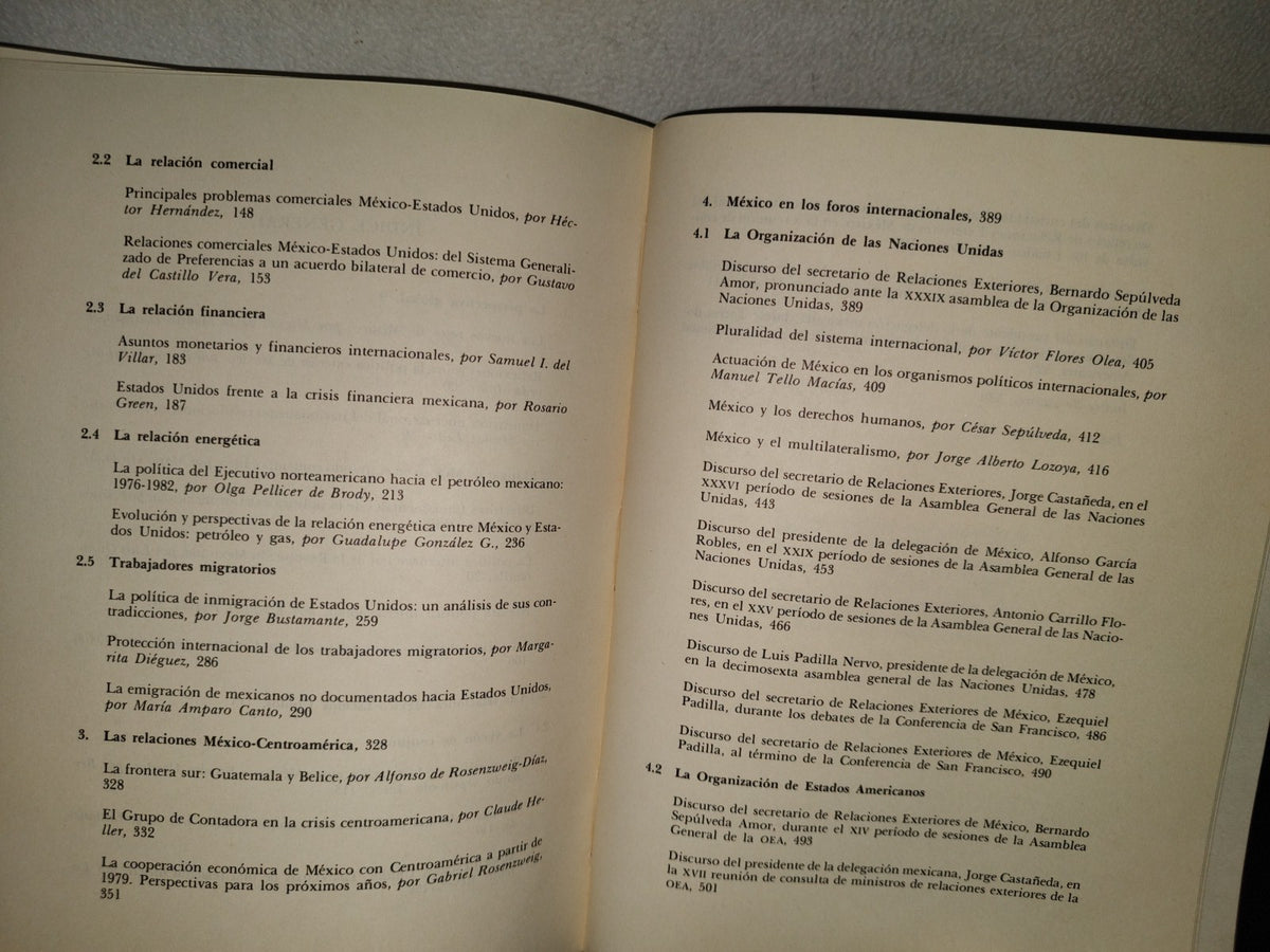 214- Política Exterior De México. 175 Años De Historia. Secretaría De Relaciones Exteriores, Primera Edición 1985. (Obra Completa. Los 4 Libros)