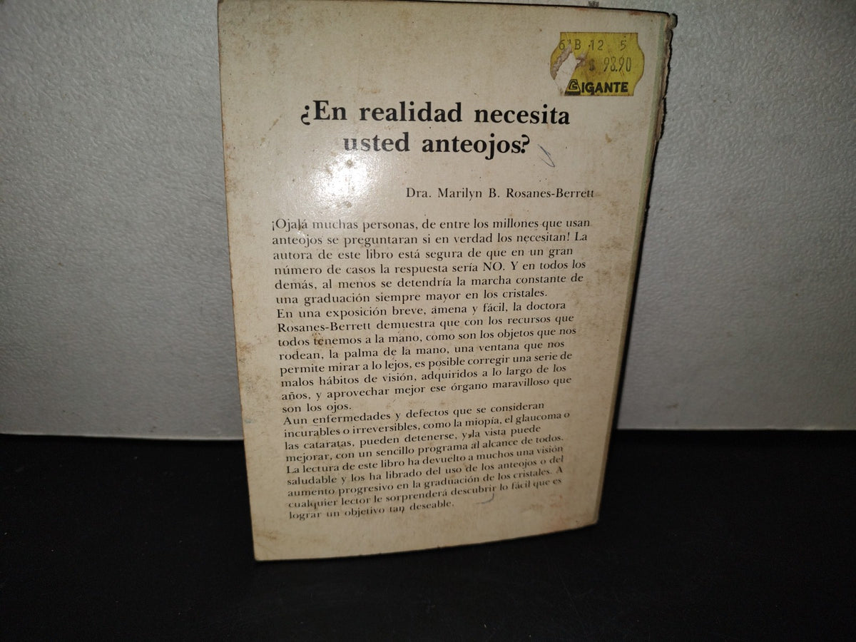 214- ¿En Realidad Necesita Usted Anteojos? - Dra. Marilyn B. Rosanes-Berrett