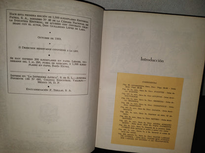 219- México, Epopeya Del Alba - Guillermo López De Lara. Editorial Patria - Primera Edición, 1969