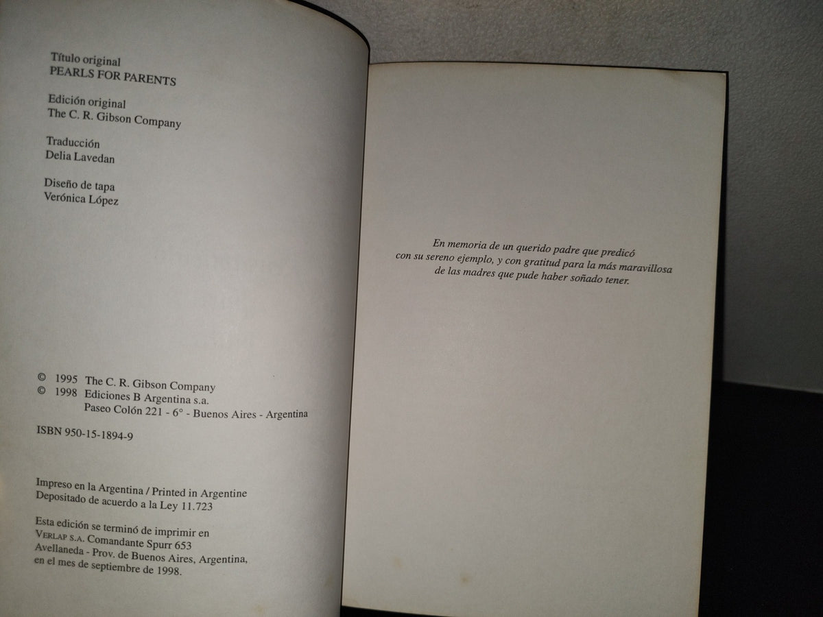 219- Pensamientos Para Padres. Compilado Por Joyce Vollmer Brown