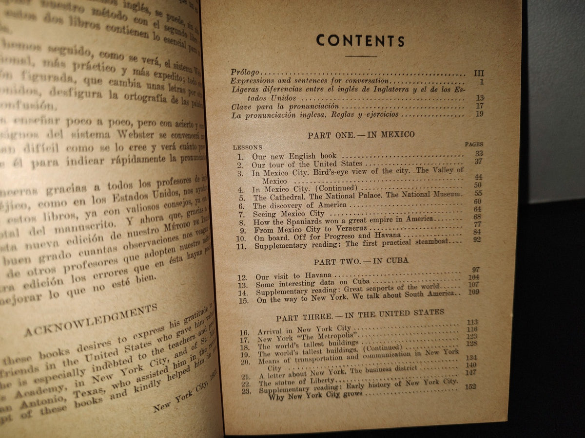 219- Método De Inglés. Libro Cuarto. Un Viaje A Través De Los Estados Unidos - J. Hamilton, 1961