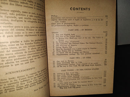 219- Método De Inglés. Libro Cuarto. Un Viaje A Través De Los Estados Unidos - J. Hamilton, 1961