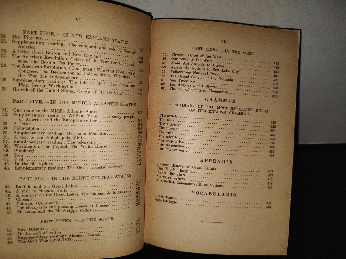 219- Método De Inglés. Libro Cuarto. Un Viaje A Través De Los Estados Unidos - J. Hamilton, 1961