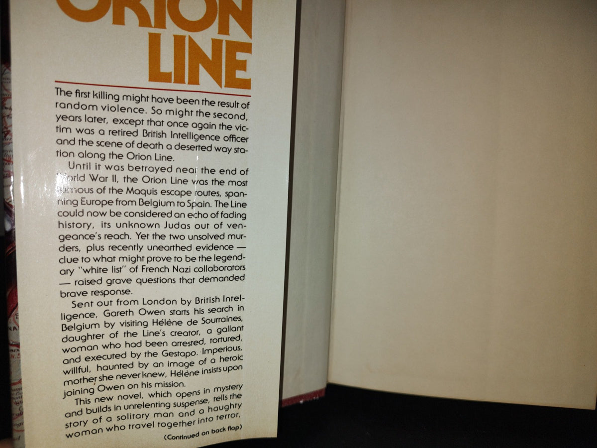 197- The Orion Line - Nicholas Luard. Harcourt Brack Jovanovich. First American Edition 1977