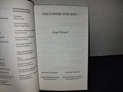 197- Salvador Toscano - Ángel Miquel. Universidad De Guadalajara / Universidad Veracruzana. 1A. Ed., 1997