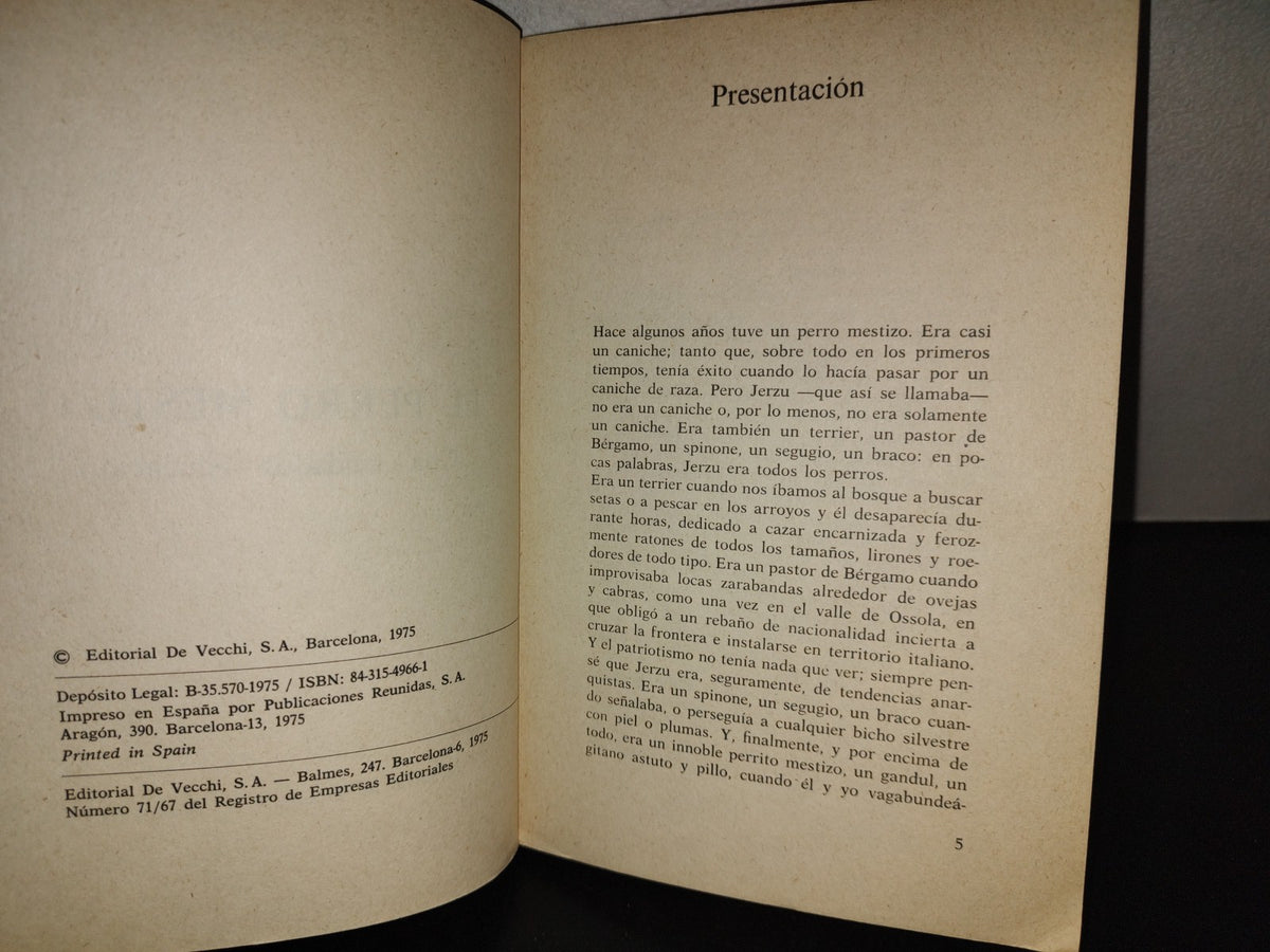 197- El Perro Mestizo. Cría-Cuidados, Educación - Gino Pugnetti - Editorial De Vecchi, 1971