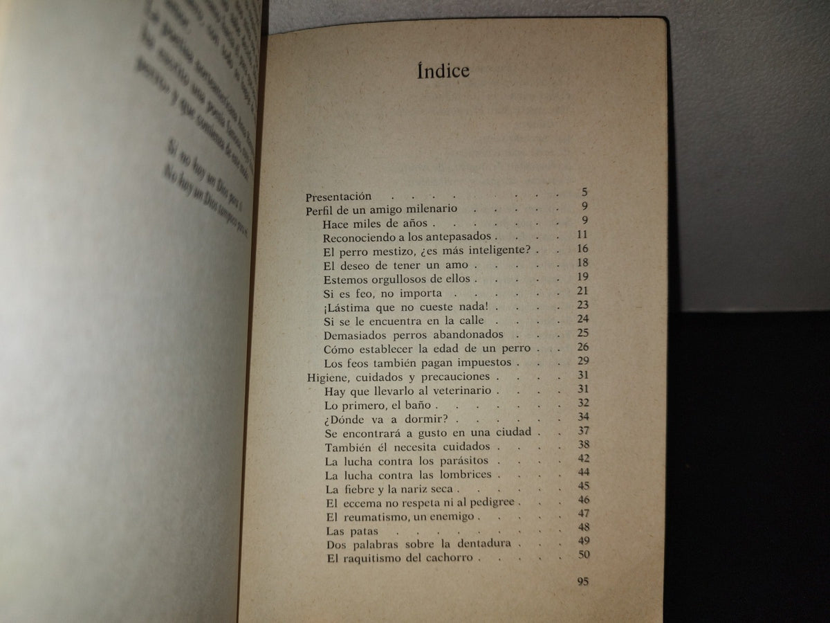 197- El Perro Mestizo. Cría-Cuidados, Educación - Gino Pugnetti - Editorial De Vecchi, 1971