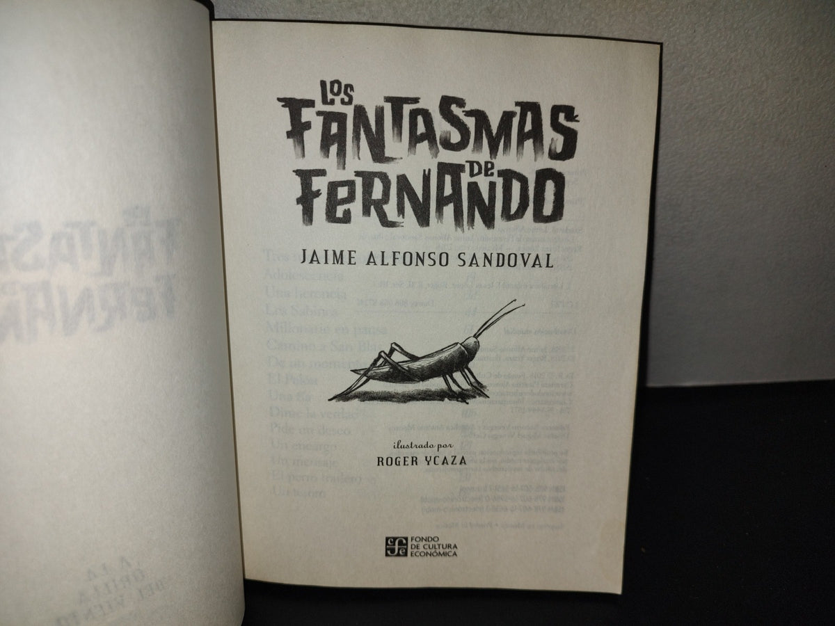 197- Los Fantasmas De Fernando - Jaime Alfonso Sandoval - Fondo De Cultura Económica - 2025