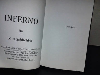 197- Inferno. A Kelly Turnbull Novel By Kurt Schlichter - 2022