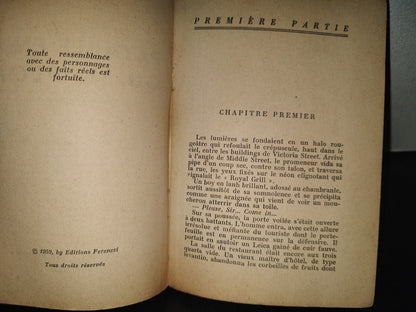 199- Payable En Or Ou En Plomb - Georges Vidal . Collection ”Feux Rouges”. Ferenczi - 1959