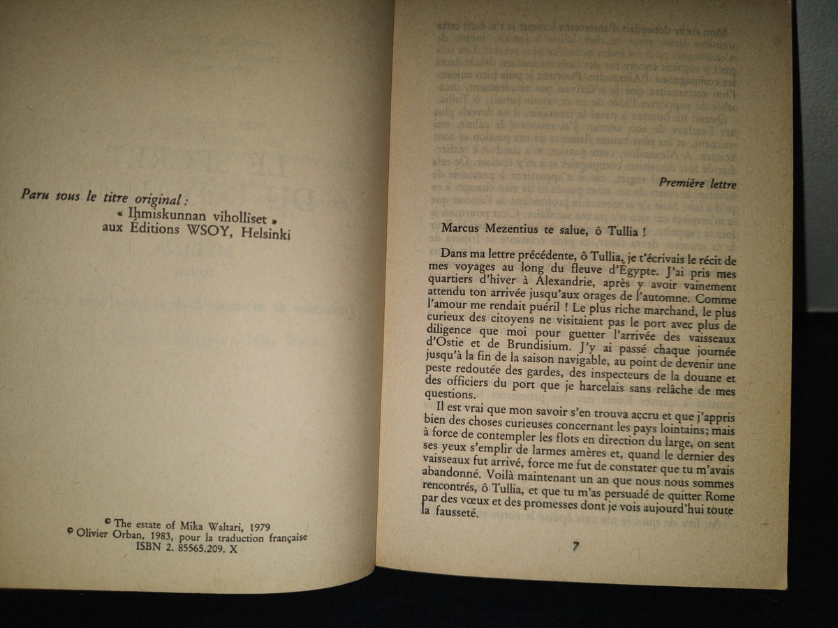199- Le Secret Du Royaume. Myrina. Roman - Mika Waltari - 1983