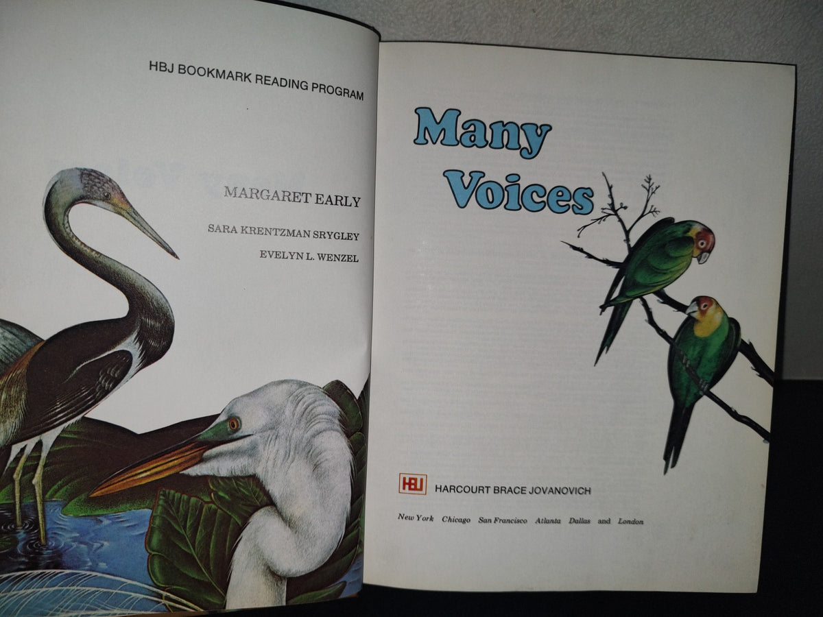 199- Lectuaras Ilustradas Para Niños En Inglés: Many Voices - Margaret Early, Sara Krentzman Srygley, Evelyn L. Wenzel - 1979