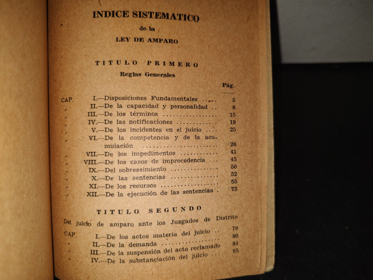 199- Ley De Amparo - Rafael De Pina - Ediciones Cicerón, S. A., 1958
