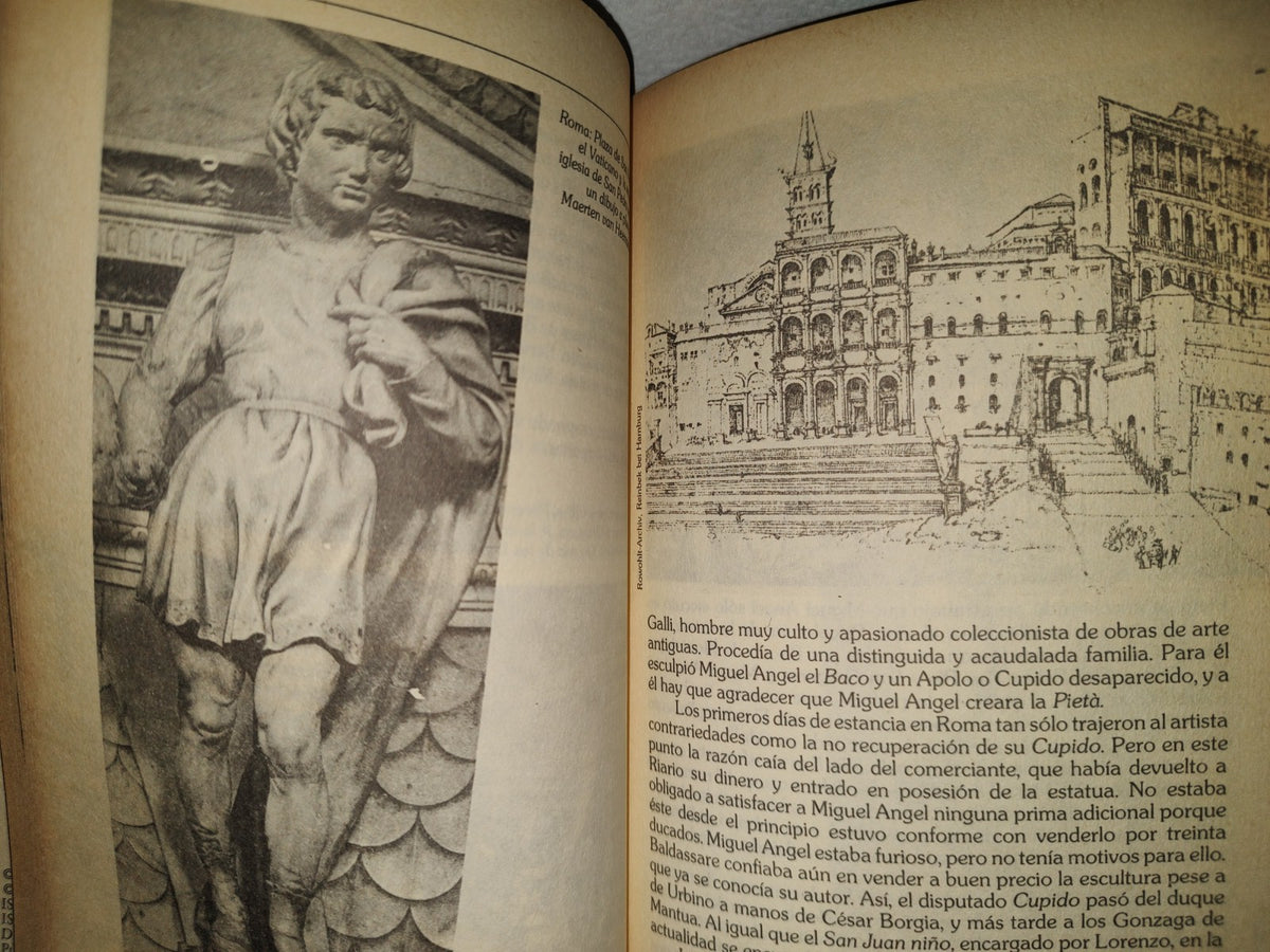 200- Miguel Angel - Heinrich Koch. Biblioteca Salvat De Grandes Bografías - 1984