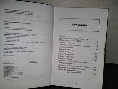 200- Cómo Resolver Problemas Con Álgebra - Schaum, Serie Fácil - Mildred Johnson, 2001