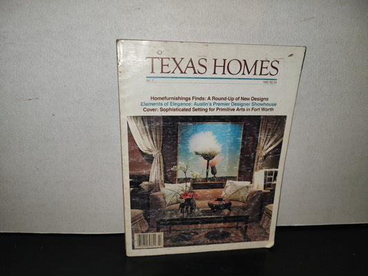 200- Revista Vintage De Decoración De Interiores: Texas Homesfurnishings Finds: A Round-Up Of New Designs - July, 1982