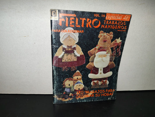 200- Fieltro Para Coleccionar. Vol. 18. Especial De Trabajos Navideños - 90's