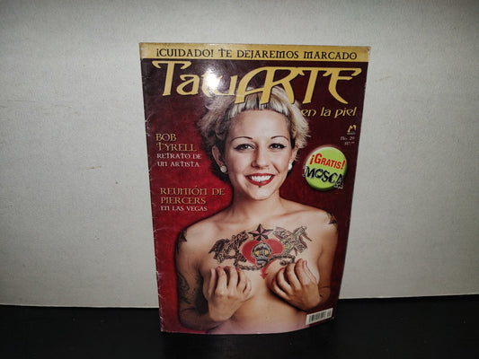 200- Revista De Tatuajes: Tatuarte En La Piel. Bob Tyrell, Retrato De Un Artista - No. 29, 2004