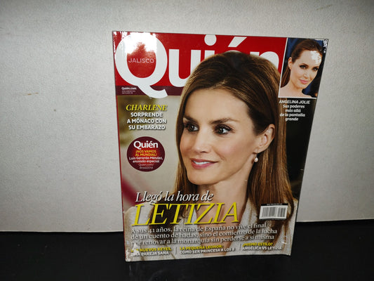 200- Revista Quién. Letizia Ortiz, Reina De España, Angelina Jolie - Año 15, Junio De 2014