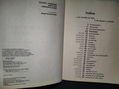 219- ...Y La Comida Se Hizo 7. De Dulces Y Postres - Editorial Trillas, Primera Edición 1988