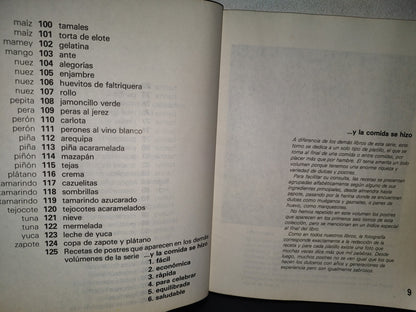 219- ...Y La Comida Se Hizo 7. De Dulces Y Postres - Editorial Trillas, Primera Edición 1988