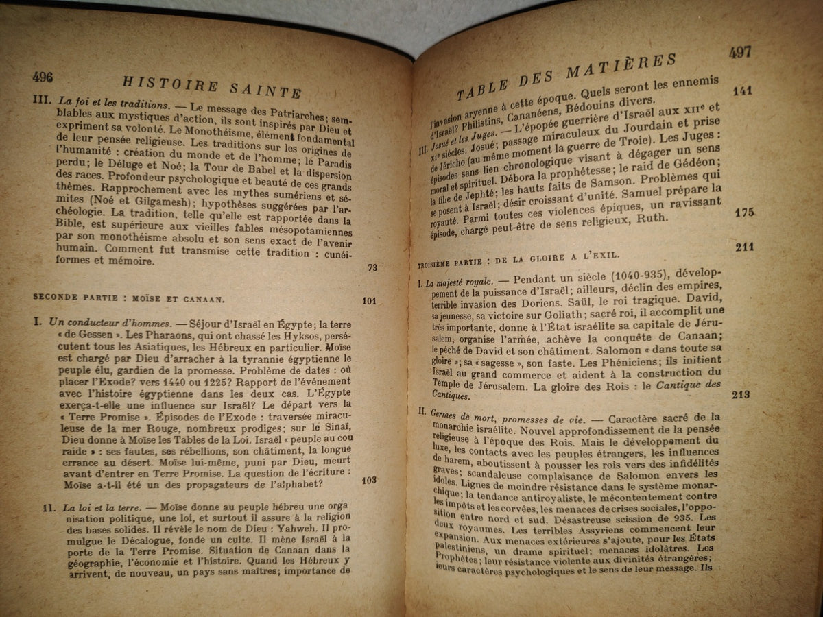 219- Histoire Sainte. Le Peuple De La Bible - Daniel-Rops - Arthème Fayard, 1943