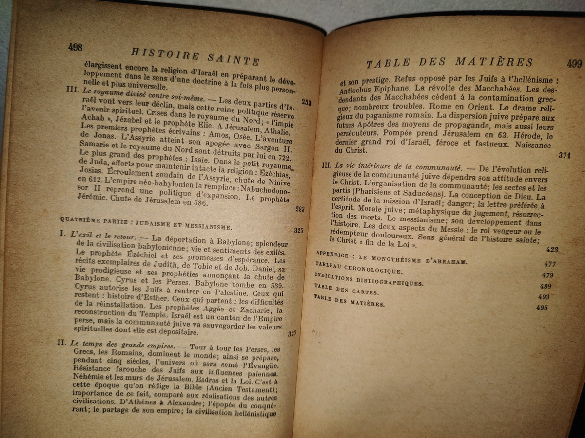 219- Histoire Sainte. Le Peuple De La Bible - Daniel-Rops - Arthème Fayard, 1943