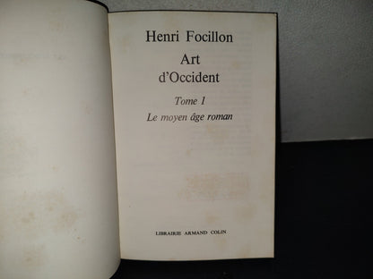 219- Le Moyen Âge. Tome 1: Art D'Occident - Henri Focillon. Livrairie Armand Colin, 1963