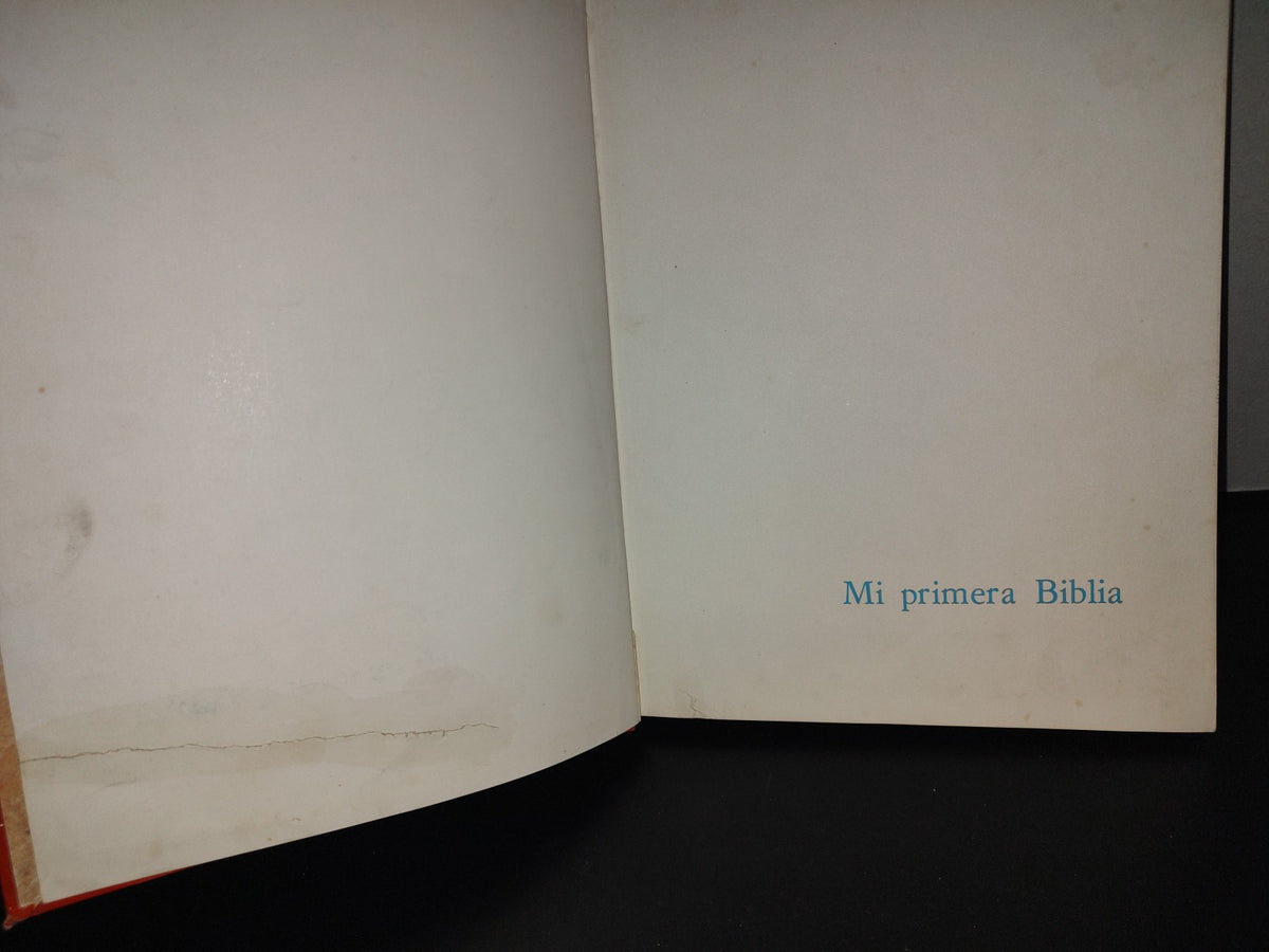 219- Mi Primera Biblia - Editorial Everest, S. A., Colección Mi Primer Libro. 1988